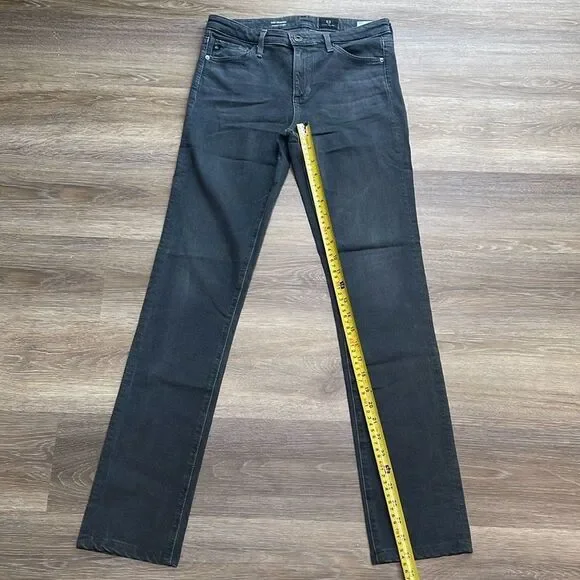AG Adriano Goldschmied Harper Dark Gray Essential Straight Jeans 26R - Picture 13 of 13